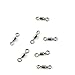 1120 Pcs Fishing Swivel Sea Terminal Tackle Clip Connector Solid Coastlock Bulk Lots 06329 Rolling Test 19kg