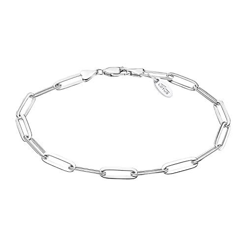 LOTUS STYLE Pulsera Acero Inoxidable Mujer LS2230-2/1 - Sofisticado Brazalete con Pulido y Acabado Refinado 21,4 cm - Ideal para Regalo de Cumpleaños - Aniversario - Ocasiones Especiales