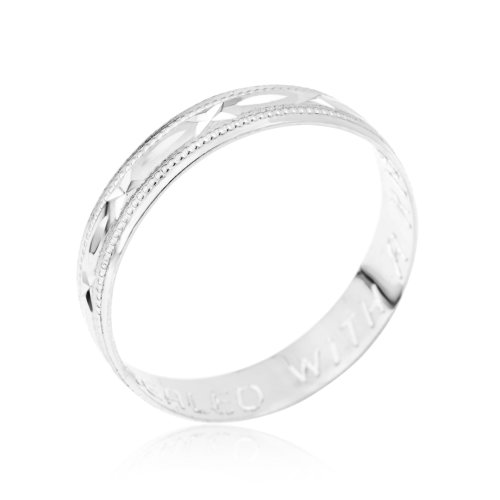 Kareco - 1611WGM, Anello in oro bianco, 12 3/4