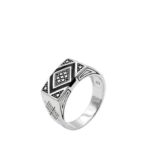Image of Parasmoni gens silver ring