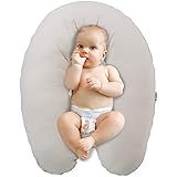 ✅ BAUMWOLL-BEZUG IN NIEDLICHEM BABY-DESIGN- 100% feinste Baumwolle mit einem Reißverschluss versehen. Der Bezug lässt sich somit schnell und einfach abnehmen