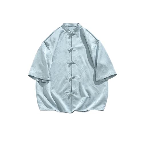 Chemise lin jacquard homme voyage culturel col montant élégant