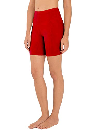 Image of OUTFLITS Ladies Cycling Shorts| Under Dress | Yoga Shorts | Workout Shorts | Running Shorts | Exercise Shorts | Gym Shorts for Womens