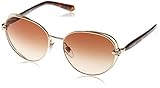 Protective case included Bulgari Damen 0BV6087B 278/13 57 Sonnenbrille, Gold (Pale Gold/Browngradient)