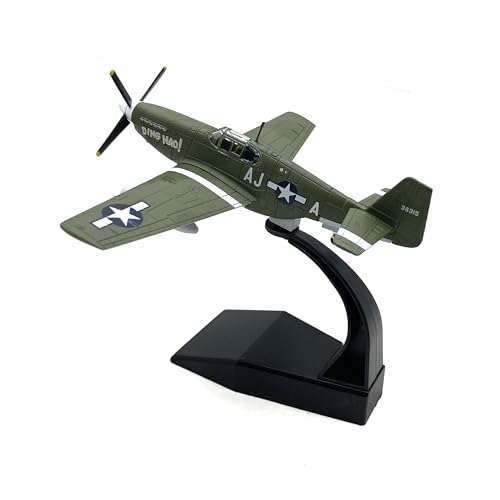 Image of Enatuhter Diecast Airplanes 1/72 Scale Model Aircraft US P51b Mustang Fighter Jet Plane Model Attack Plane Military Airplane Models for Adults