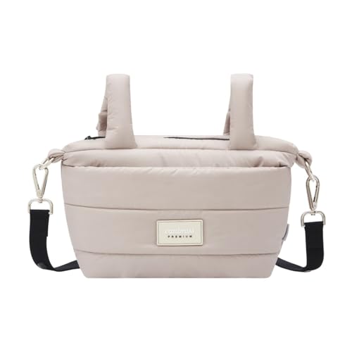 Cambrass-Bolso carro maternal para bebe-bolso de maternidad para carritos de bebe-organizador para pañales y otras cosas de bebe-Urban Beige 13x38x20 cm