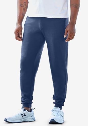 KingSize Men's Big & Tall Jersey Jogger Pants2