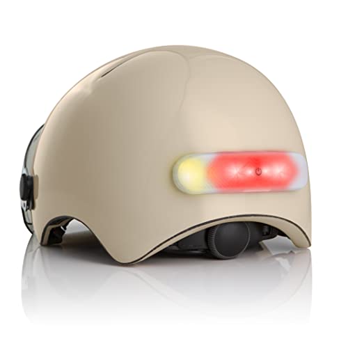 OVERADE Eclairage Amovible Blinxi sans Fil pour Casque de vélo, Trottinette - avec Clignotants Droite/Gauche - télécommande sur Guidon - Rechargeable USB - Image 5
