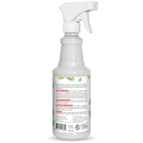 Mighty Mint Peppermint Oil Mouse Repellent Spray – Natural Indoor & Outdoor Control for Mice and Rodents – Plant-Based, Extra-Strong Formula - 16 oz - Thumbnail 7