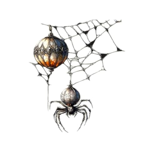 Vinilo decorativo araña vintage en vidriera Achang