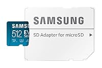 Samsung EVO Select (2024) microSD-Karte + SD-Adapter, 512 GB, Speicherkarte für Smartphone und Tablet, UHS-I U3, 4K UHD, Full HD, 160 MB/s Lesen, MB-ME512SA/EU – Ansicht 4