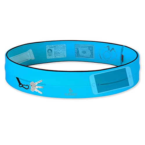 FlipBelt ランニング ジム ずれない ウエストポーチ フリップベルト クラシック FBA アクア L