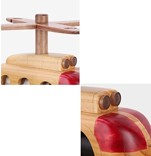 Soporte para botellas de vino de madera sólida miniatura 4