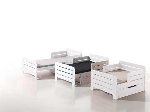 Preisvergleich Produktbild Vipack Auszugsbett, Weiß