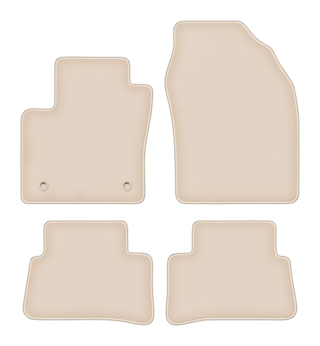 Tapis de sol en velours Toyota C-HR II beige parfaits pour vos voyages en famille