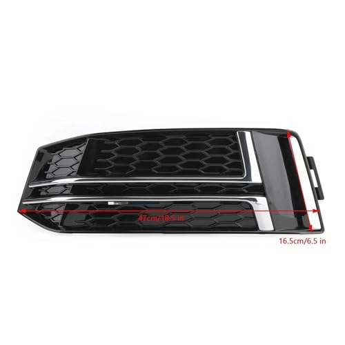 Calandre avant 8W0807681F 8W0807682F cache antibrouillard A4 B9 - 3