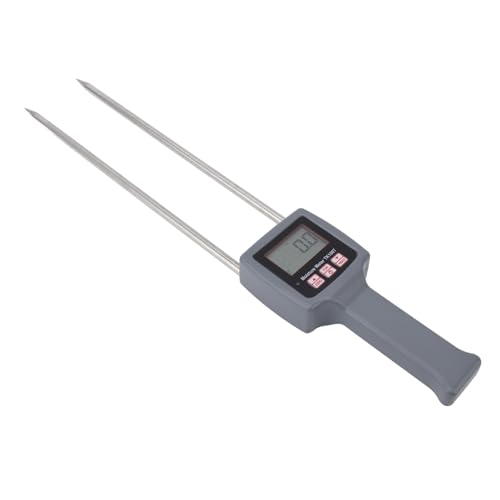 Zerodis Humidimètre Numérique pour Foin, écran rétroéclairé, Capteur de Plantes Portable, Arrêt Automatique