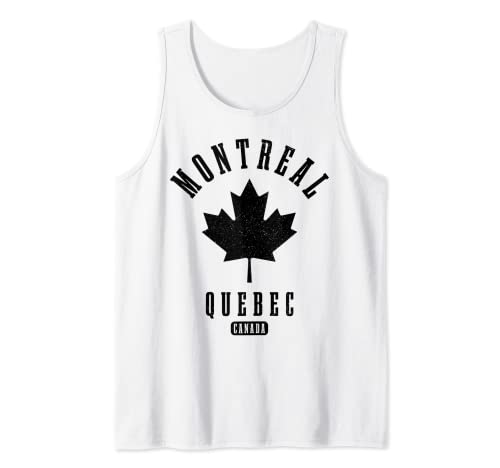 Montreal Quebec Canada Vintage Pride Bandera canadiense Camiseta sin Mangas