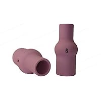 Ceramica Bocchettone Gas Abw 33mm Tec Tgl 4-7 1 o 10 Pezzi per Tig/Wig Bruciatore - 1 Pezzo, Gr.5 8,0mm