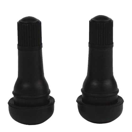 Image of Slime 2080-A Tubeless Tire Valves 1 inch, TR 413 45, Schrader Valve stem, Pack of 2 valves