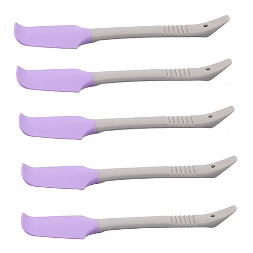TOVINANNA 5 Piezas Aplicar espátula de cera espátula cosmética esponja de maquillaje skincare para pies cepillo de máscara de mano espátula de belleza cosmética gel de sílice