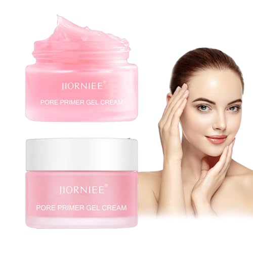 2 Stück Pore Primer Gel Cream, Make-Up Basis Concealer Cream, Pore Filling Gel Cream, Grundierung für das Gesicht, Invisible Pore Face Primer, Base Face Primer Under Foundation.