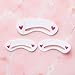 3Pcs/Set White Makeup Plastic Eyebrow Drawing Guide Cards Reusable Automatic Brow Stencils Template Grooming Shaping DIY Cosmetic Tools Easy to Draw The Eyebrow Tools and Accessories