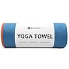 Eunzel Hot Yoga Towel Non-Slip Yoga Mat Towel Ultra-Absorbent Microfiber Towel for Hot Yoga, Pilates，Bikram and Workout 26.5″x 72″, Navy/Orange