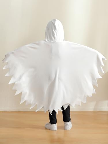 Disfraz Fantasma Infantil con Capa Blanca para Halloween miniatura 4