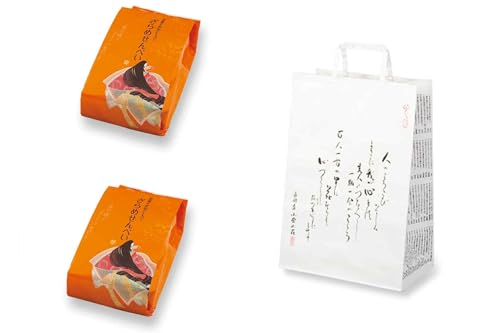 小倉山荘 定家のお気に入り ざらめせんべい(12枚)x2個セット ショップバック付き 高級和菓子 ギフトセット お中元 お歳暮 敬老の日 お年賀 母の日 父の日 内祝い