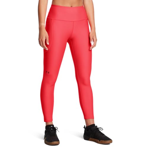 Image of Under Armour Women's HeatGear Armour High Waisted Ankle No-Slip Leggings