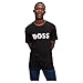 Produktbild BOSS Herren Thinking 1 T-Shirt aus Baumwoll-Jersey mit gummiertem Logo-Print Schwarz002 4XL