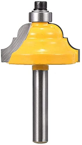 HOHXEN Roman Ogee Router Bits 1/4" Shank Edge Forming Classical Groove Double Roman Ogee Router Bit Carbide Joinery Wood Milling Cutter