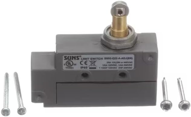 Fits Berner International SN93-Q22-A-AD(BN) Switch with Roller Plunger Air Door 22A 250VAC