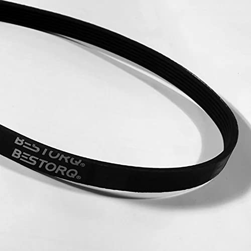 BESTORQ 610J6 Rubber V-Belt, PJ V-Ribbed, 6 Ribs, 61" Length x 0.558" Width x 0.17" Height