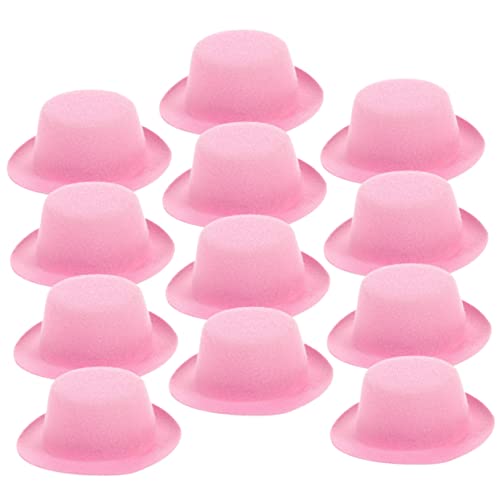 CORHAD 12pcs Mini Western Cowboy Hats for Dolls Decorative Miniature Cowboy Stuff Party Decorations Adorable Mini Hats Set