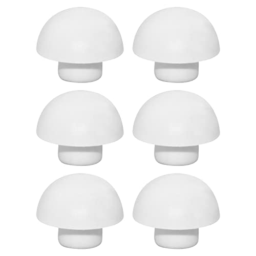ALLY-MAGIC Toilet WC Seat Buffer Set Toilet Seat Bumper Noise Dampening Bumpers Gasket Toilet Seat Buffer Set Y6-MTGD (White-1)