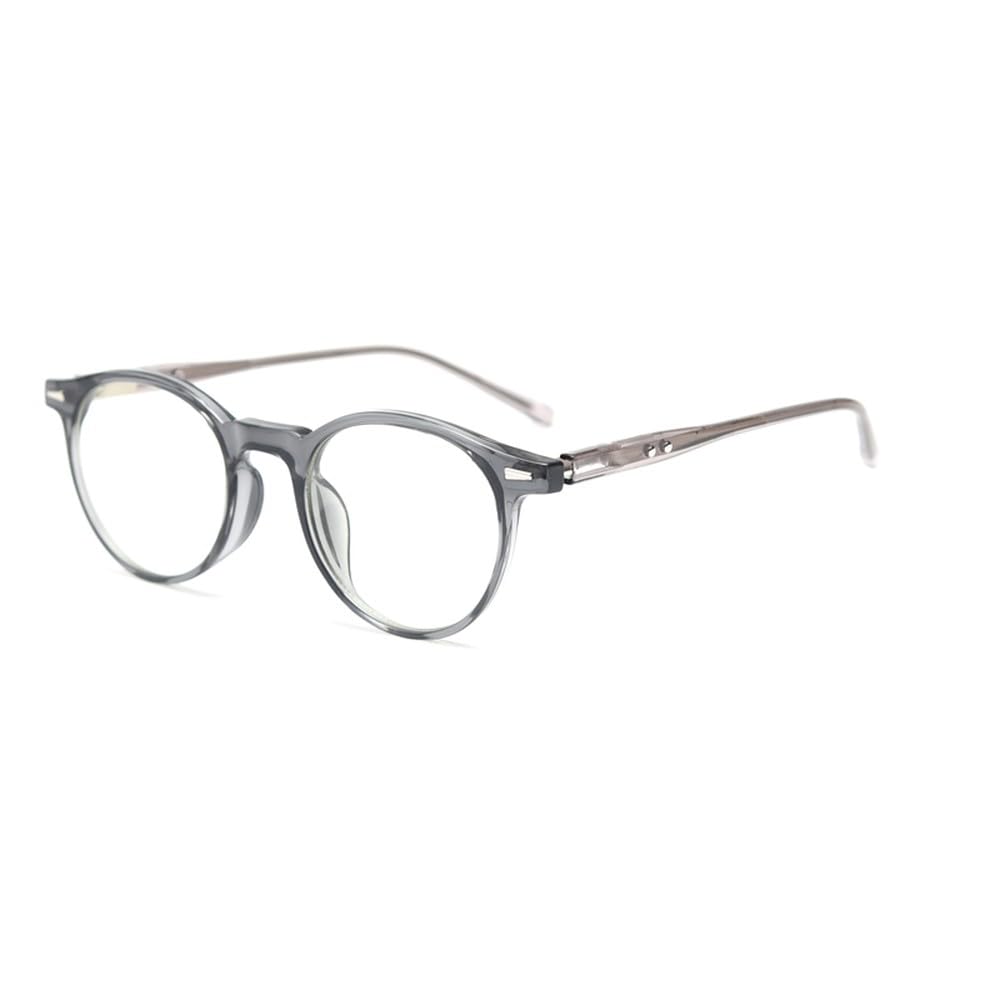 occhiali da vista rotondi montatura uomo lenti trasparenti uomo verde grigio occhiali da vista per donna acetato cerniera a molla donna
