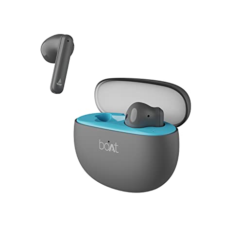 Image of boAt Airdopes 141 Pro True Wireless in Ear Earbuds with 45H Playtime, Quad Mics ENx Tech, 12mm Drivers, ASAP Charge, Beast Mode for Gaming & BT v5.3(Cool Grey)