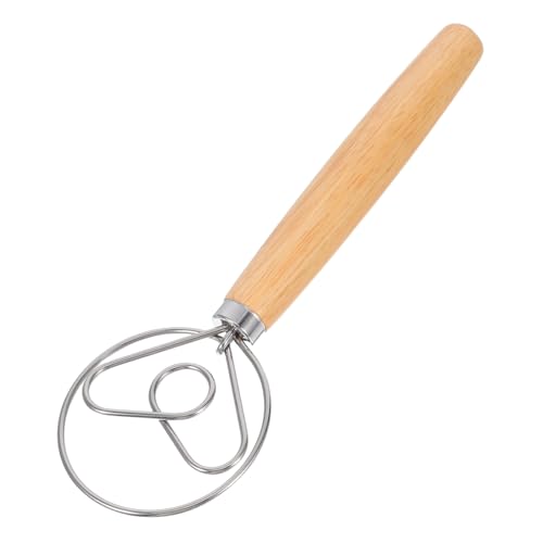 ABOOFAN Fouet à Pâte Acier Inoxydable Batteur à Œufs Manuel Outil De Cuisson Pour Mélanger La Pâte Et Battre Œufs