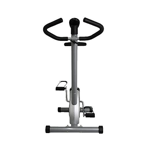 Bicicleta Ergométrica Mile Fitness Vertical com Monitor 5 Funções, Ajuste de Altura, Regulagem de Re
