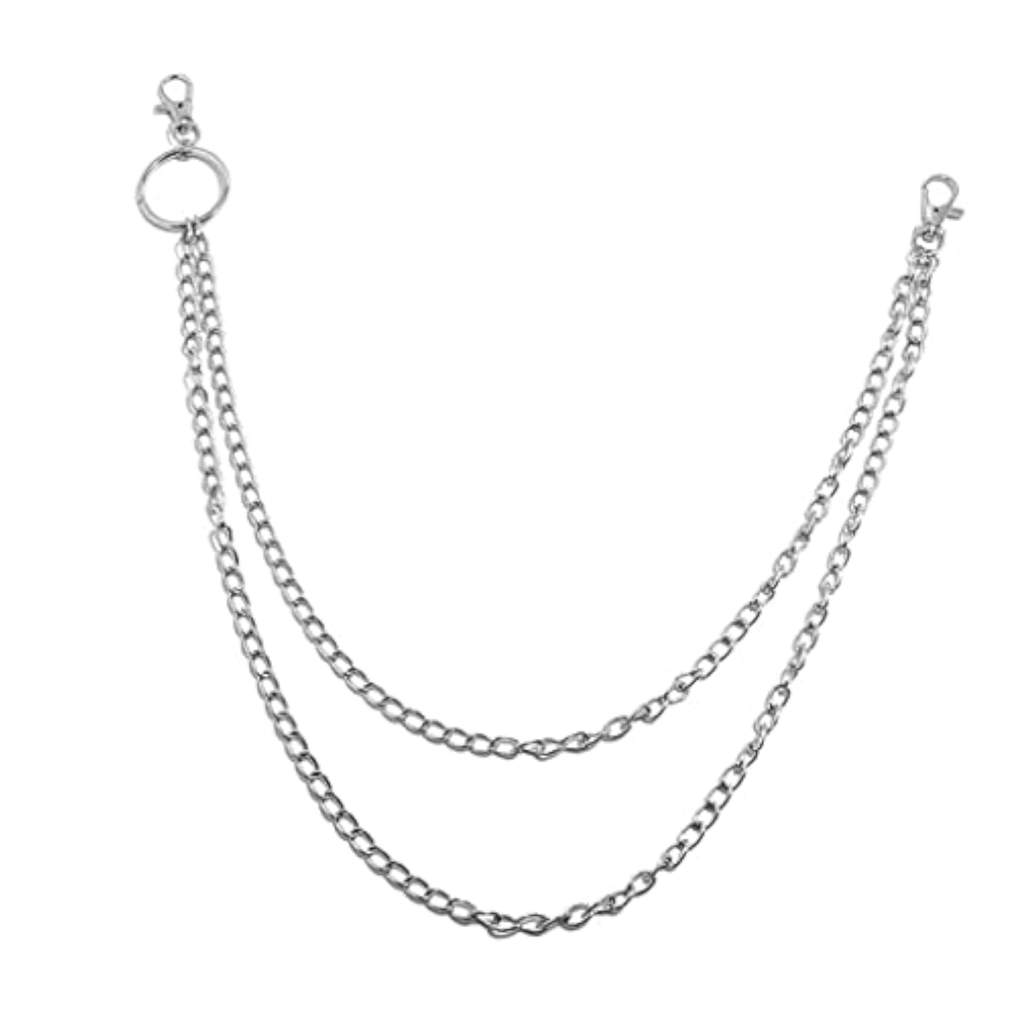 Men's Hip Hop Punk Metal Ring Trouser Chain