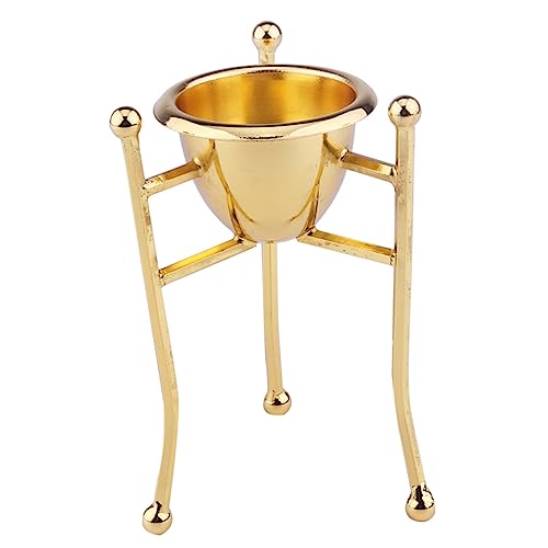 OFFSCH Golden Egg Holder Stand Triangle Steam Egg Rack Cup Unbreakable for Kitchen Dining and Easter Decorations