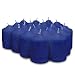 Patriot Blue Heather Scented Votive Candles - 15 Hour Long Burn Time - Textured Finish - Box of 20
