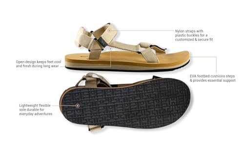 Image of Neeman's Airy Strap Sandals for Men | comfortable, flexible indoor & outdoor floaters