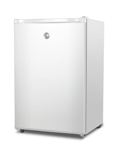 Image of Commercial Cool 3.0 Cu. Ft. Upright Freezer with 2 Removable Glass Shelves, Reversible Door, Adjustable Thermostat, Mini Freezer with Space Saving Flat Back, Manual Defrost, CCUL30W, White