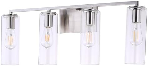 Minka Lavery 4044 Acacia 4 Light 34" Wide Vantage Bathroom Vanity Light - Brushed Nickel