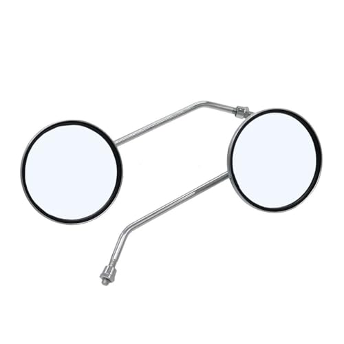 Espejo retrovisor motocicleta redondo con tornillo de 8mm para recambio de espejos laterales