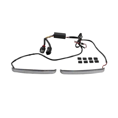 Feu stop moto LED puissant et clignotants de sacoche pour Road Glide 14-23