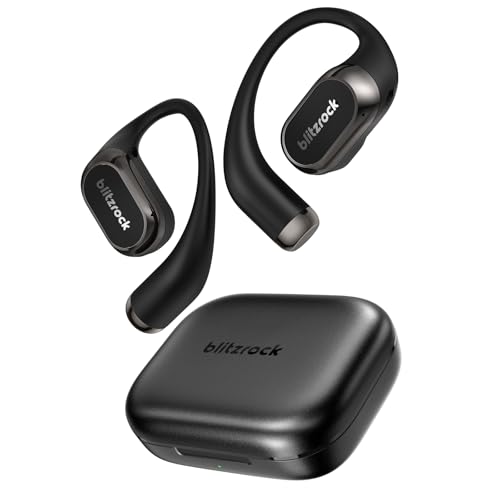 Écouteurs sans fil bluetooth 5.4 ouverts BlitzRock CT3 Pro avec réduction de bruit IA